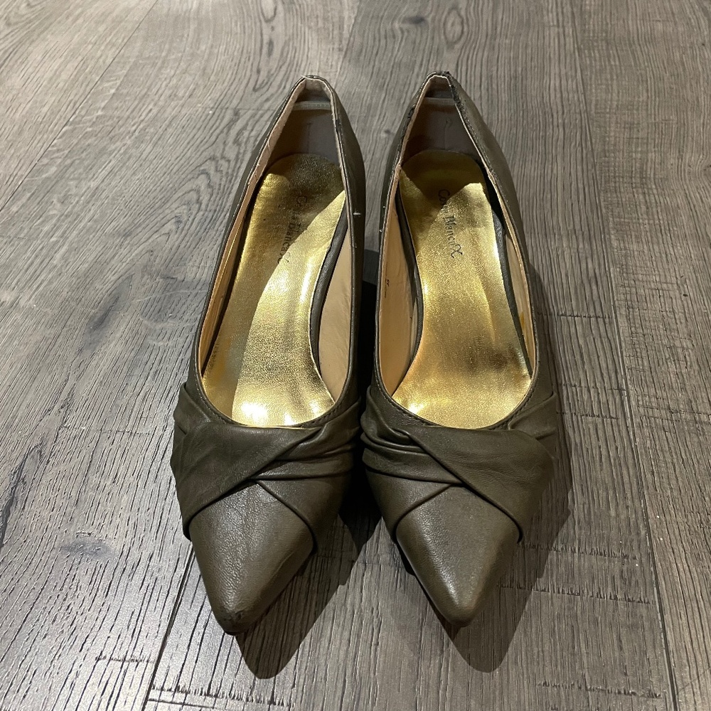 Costa Blanca X Olive Heels